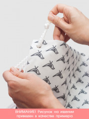 Сумка-мешок для обуви и вещей «Цветочный ковер» - Фото 7