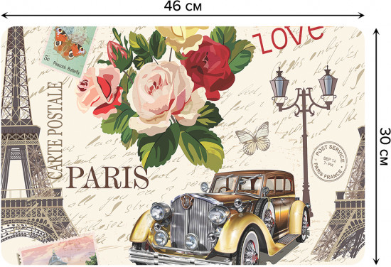Комплект плейсматов «Love Paris»