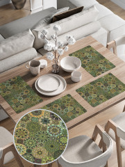 Комплект плейсматов «Коллекция мини мандалы» - Фото 2