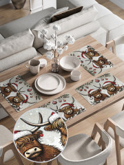 Комплект плейсматов «Новогодние быки» - Фото 2