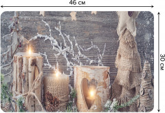 Комплект плейсматов «Новогодние свечи» - Фото 1