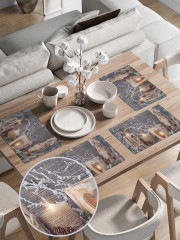 Комплект плейсматов «Новогодние свечи» - Фото 2