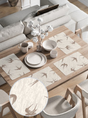 Комплект плейсматов «Парящие ласточки» - Фото 2