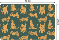 Комплект плейсматов «Стая леопардов» - Фото 1