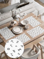 Комплект плейсматов «Узор с символами» - Фото 2