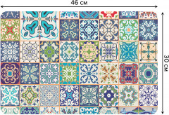 Комплект плейсматов «Фантазийный ручей» - Фото 1