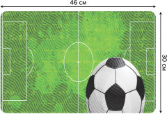Комплект плейсматов «Футбольное поле и мяч» - Фото 1