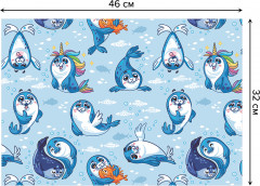 Комплект плейсматов «Веселые тюлени» - Фото 2