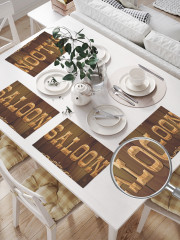 Комплект плейсматов «Вывеска на дверях в салун» - Фото 1