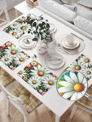 Комплект плейсматов «Дачные ромашки» - Фото 1