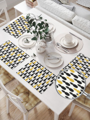 Комплект плейсматов «Два цвета ананаса» - Фото 1