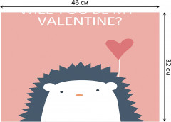 Комплект плейсматов «Ёжик с сердцем» - Фото 2