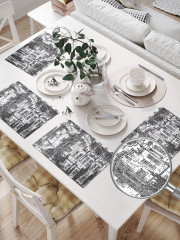 Комплект плейсматов «Замок Нордкирхен гравюра» - Фото 1