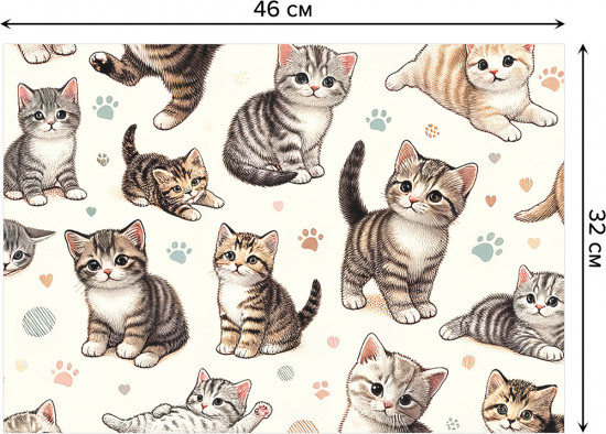 Комплект плейсматов «Котятки»