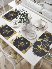 Комплект плейсматов «Монета знак Скорпиона» - Фото 1