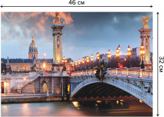 Комплект плейсматов «Мост Александра III в Париже» - Фото 2