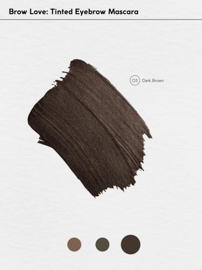 Тушь для бровей «Brow Love», оттенок 03 Dark brown