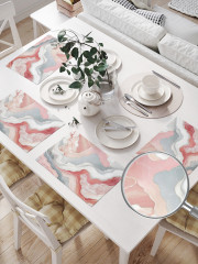 Комплект плейсматов «Нежный мрамор» - Фото 1
