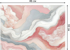 Комплект плейсматов «Нежный мрамор» - Фото 2