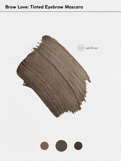 Тушь для бровей «Brow Love», оттенок 02 Light Brown
