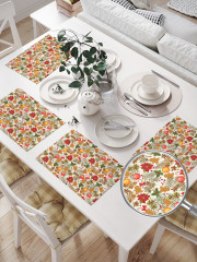 Комплект плейсматов «Новогодние цветы» - Фото 1