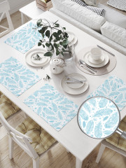 Комплект плейсматов «Орнаментальные перья» - Фото 1