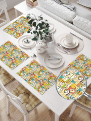 Комплект плейсматов «Парад медведей» - Фото 1