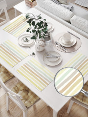 Комплект плейсматов «Пастельные полосы» - Фото 1