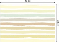 Комплект плейсматов «Пастельные полосы» - Фото 2