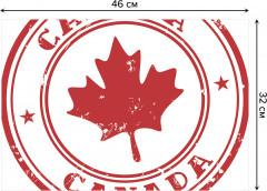 Комплект плейсматов «Печать канады» - Фото 2