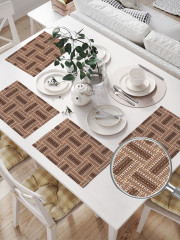 Комплект плейсматов «Плетеная циновка» - Фото 1