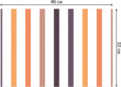 Комплект плейсматов «Полосатое полотно» - Фото 2