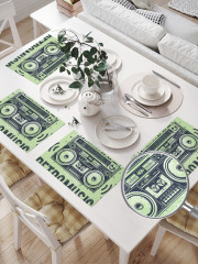 Комплект плейсматов «Ретро музыка» - Фото 1