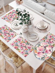 Комплект плейсматов «Розы акварелью» - Фото 1