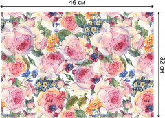 Комплект плейсматов «Розы акварелью» - Фото 2