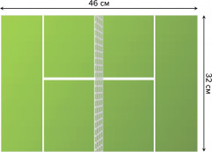 Комплект плейсматов «Теннисное поле» - Фото 2