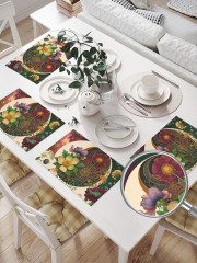 Комплект плейсматов «Цветочный танец» - Фото 1