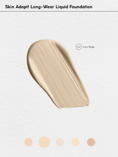 Тональная основа «Long-Wear Liquid Foundation», оттенок 02 Ivory Beige
