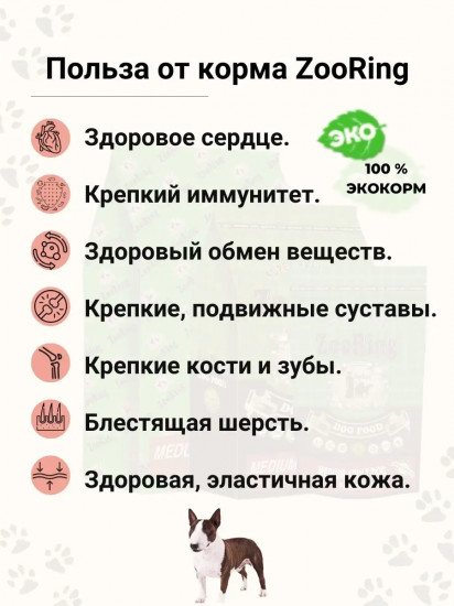 Корм сухой для взрослых собак средних пород «Телятина и рис»