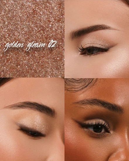 Тени для век, оттенок 02 Golden Gleam