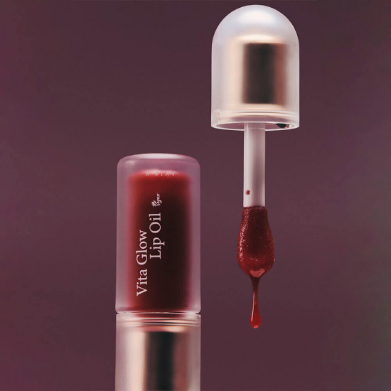 Масло для губ витаминное «Vita Glow Lip Oil», тон Cozy Fig