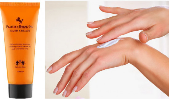 Крем для рук «Platinum Horse Oil Hand Cream»
