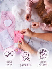 Набор для изготовления игрушки из фетра «Заинька» - Фото 5