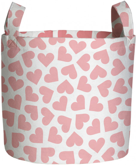 Корзина для белья «Pink heart»