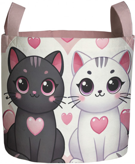Корзина для хранения игрушек «Милые котики»
