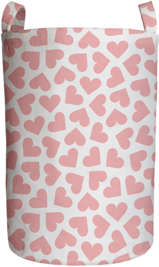 Корзина для белья «Pink heart»