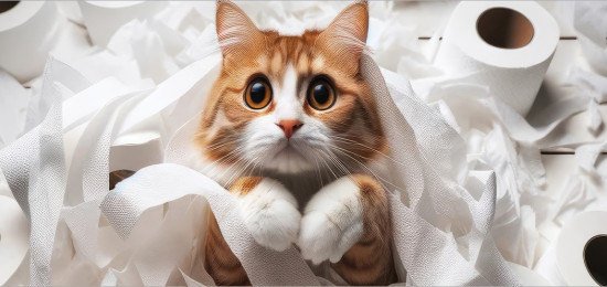 Корзина для белья «Кот хулиган»