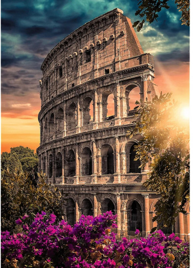 Пазл «Колизей, амфитеатр в Риме. Colosseum, Rome Amphitheatre»