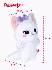 Игрушка мягкая «Кошка Луна» - Фото 11