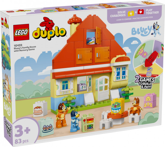 Конструктор LEGO® 10459 Семейный дом Блюи с игрой на развитие памяти
